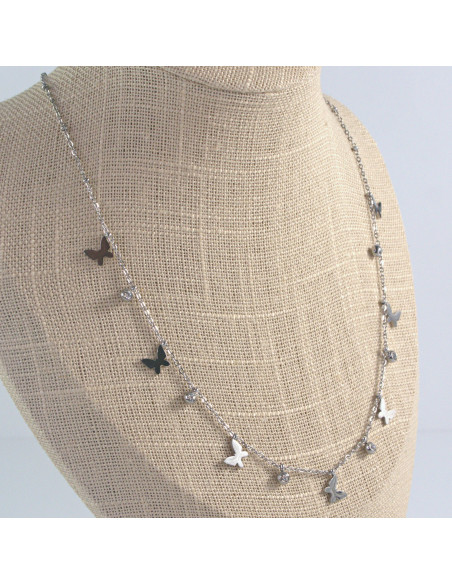 Naszyjnik Celebrytka ze stali chirurgicznej Lolita Accessories Srebrny