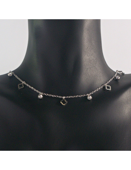 Naszyjnik Celebrytka ze stali chirurgicznej Lolita Accessories Srebrny