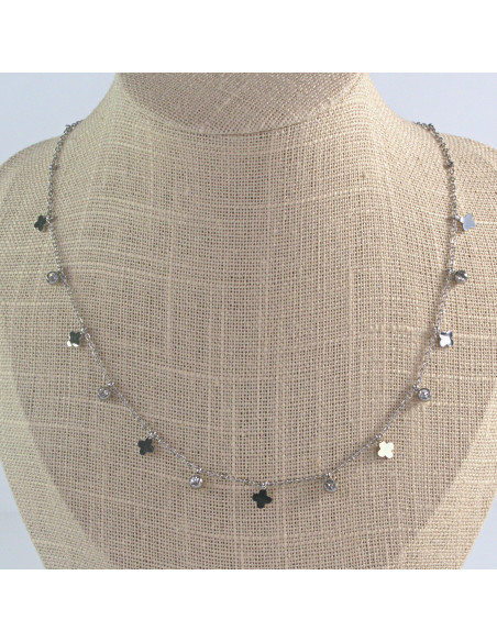 Naszyjnik Celebrytka ze stali chirurgicznej Lolita Accessories Srebrny