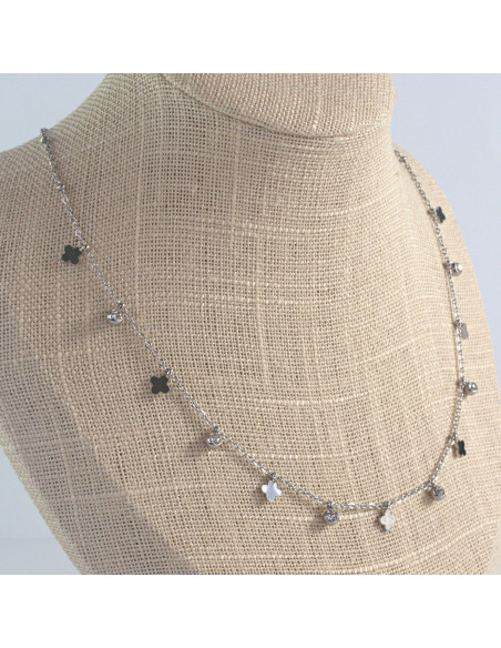 Naszyjnik Celebrytka ze stali chirurgicznej Lolita Accessories Srebrny