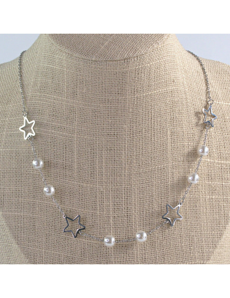 Naszyjnik Celebrytka ze stali chirurgicznej Lolita Accessories Srebrny