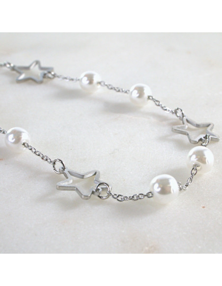 Naszyjnik Celebrytka ze stali chirurgicznej Lolita Accessories Srebrny