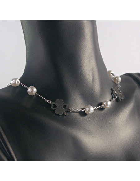 Naszyjnik Celebrytka ze stali chirurgicznej Lolita Accessories Srebrny