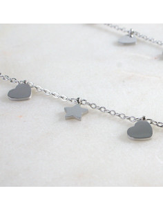 Naszyjnik Celebrytka ze stali chirurgicznej Lolita...