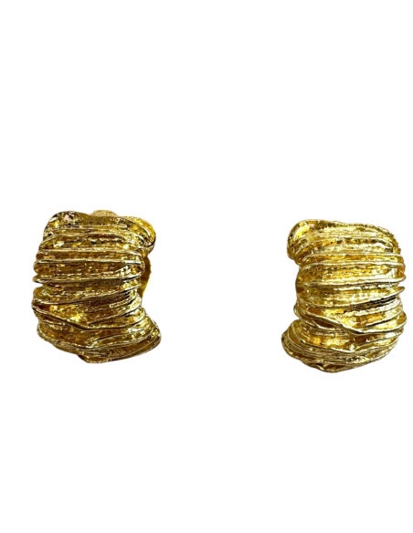 Klipsy do Uszu Lolita Akcesoria Klips do Ucha ZŁOTE GALERYJNE VINTAGE