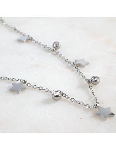 Naszyjnik Celebrytka ze stali chirurgicznej...