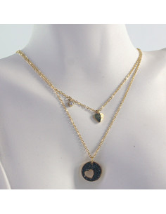 Naszyjnik ze stali chirurgicznej Lolita Accessories Złoty