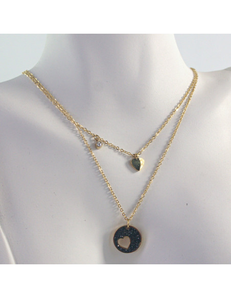 Naszyjnik ze stali chirurgicznej Lolita Accessories Złoty