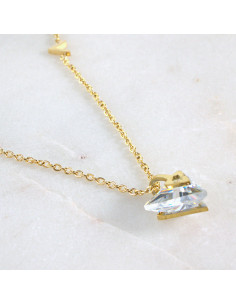 Naszyjnik ze stali chirurgicznej Lolita Accessories Złoty 2