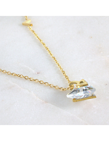 Naszyjnik ze stali chirurgicznej Lolita Accessories Złoty