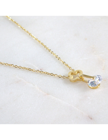 Naszyjnik ze stali chirurgicznej Lolita Accessories Złoty