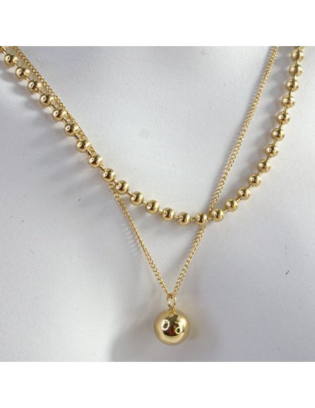 Naszyjnik Celebrytka ze stali chirurgicznej Lolita Accessories Złoty