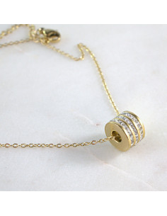 Naszyjnik ze stali chirurgicznej Lolita Accessories Złoty 2