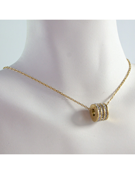 Naszyjnik ze stali chirurgicznej Lolita Accessories Złoty