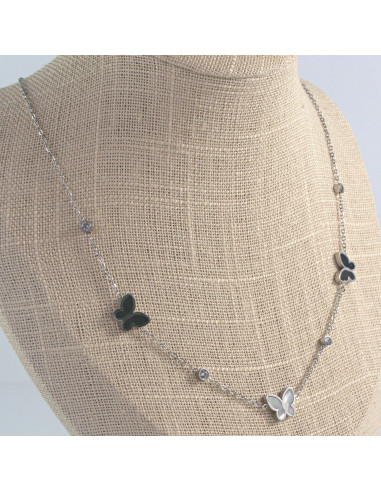 Naszyjnik  CELEBRYTKA ze stali chirurgicznej...