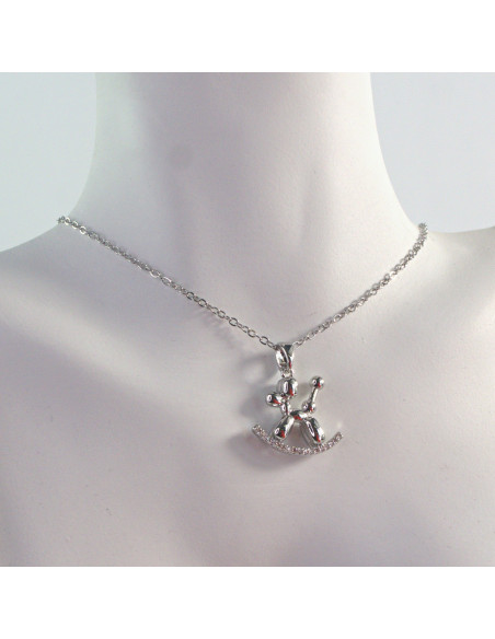 Naszyjnik  ze stali chirurgicznej Piesek Lolita Akcesoria