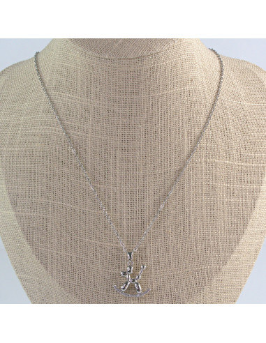 Naszyjnik  ze stali chirurgicznej Piesek Lolita...