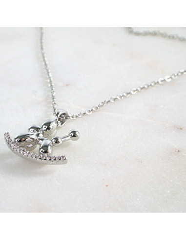 Naszyjnik  ze stali chirurgicznej Piesek Lolita...