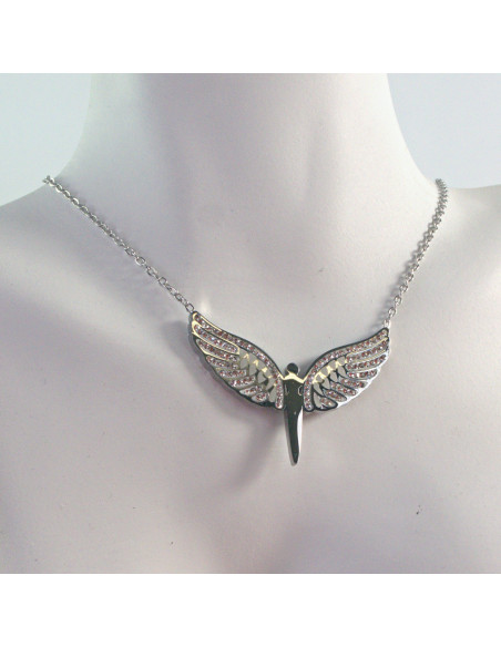 Naszyjnik  ze stali chirurgicznej ANIOŁ SKRZYDŁA Lolita Akcesoria