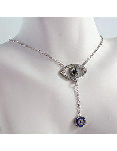 Naszyjnik  ze stali chirurgicznej OKO PROROKA  Lolita...