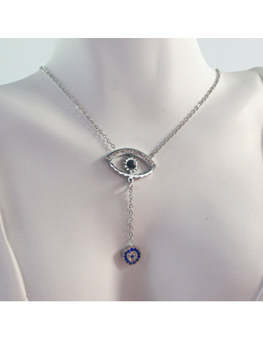 Naszyjnik  ze stali chirurgicznej OKO PROROKA...