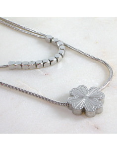 Naszyjnik  ze stali chirurgicznej KONICZYNA KOSTKI... 2