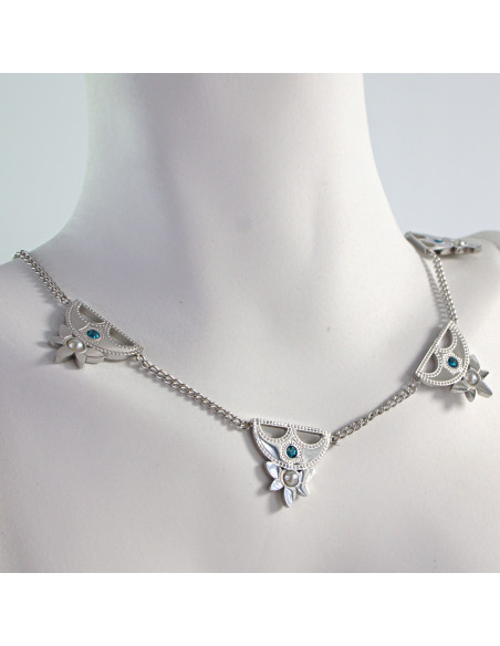 Naszyjnik  ze stali chirurgicznej HAMSA BOHO Lolita Akcesoria