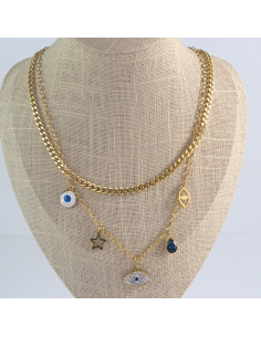 Naszyjnik  ze stali chirurgicznej OKO PROROKA  Lolita... 2