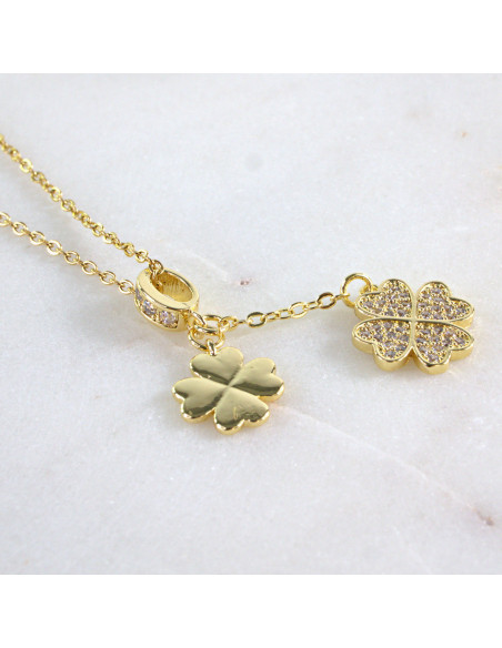 Naszyjnik  ze stali chirurgicznej KONICZYNKA Z CYRKONIAMI  Lolita Akcesoria