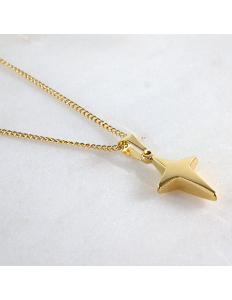 Naszyjnik  ze stali chirurgicznej KRZYŻ Lolita Akcesoria