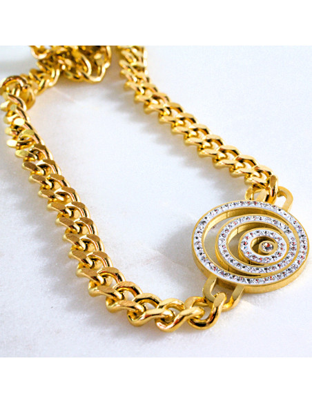 Naszyjnik  ze stali chirururgicznej ŁAŃCUCH KOLIA  Lolita Akcesoria