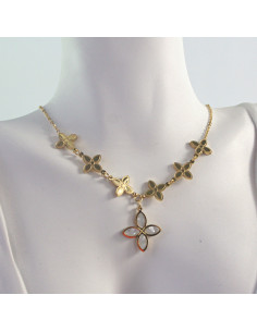 Naszyjnik  ze stali chirururgicznej KONICZYNA BOHO...