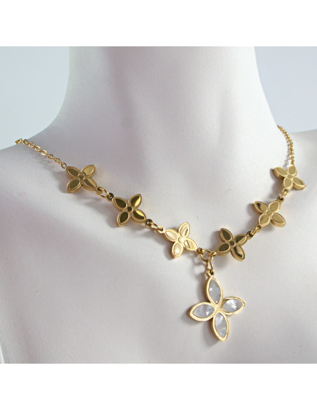 Naszyjnik  ze stali chirururgicznej KONICZYNA BOHO  Lolita Akcesoria