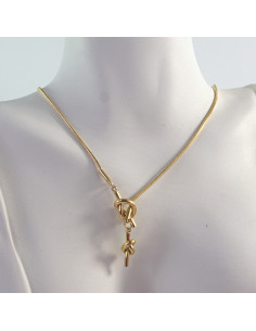 Naszyjnik  ze stali chirurgicznej KRAWATKA  Lolita Akcesoria