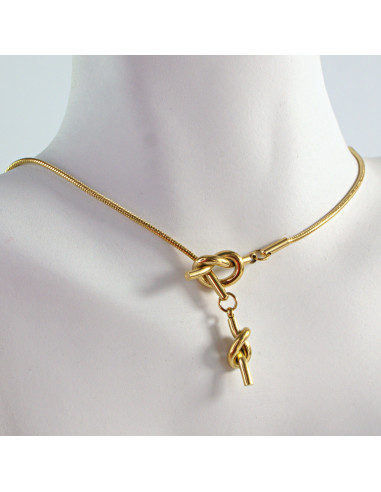 Naszyjnik  ze stali chirurgicznej KRAWATKA...