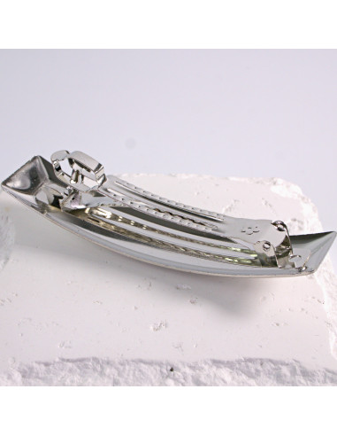 Klamra francuska klasyczna srebrna Lolita...