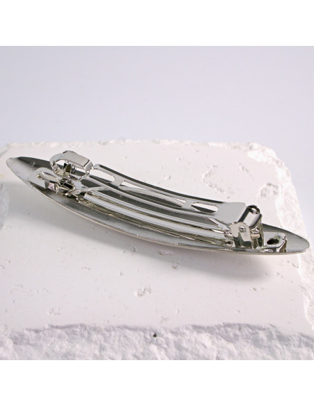 Klamra francuska klasyczna srebrna Lolita Akcesoria