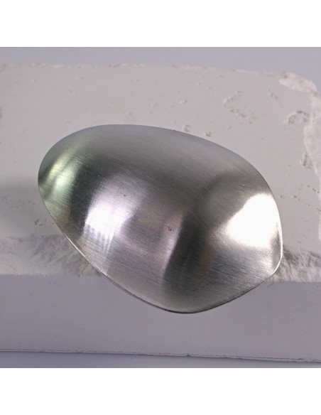 Klamra francuska klasyczna srebrna owal Lolita Akcesoria