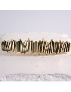 Klamra francuska klasyczna złota fala Lolita Akcesoria