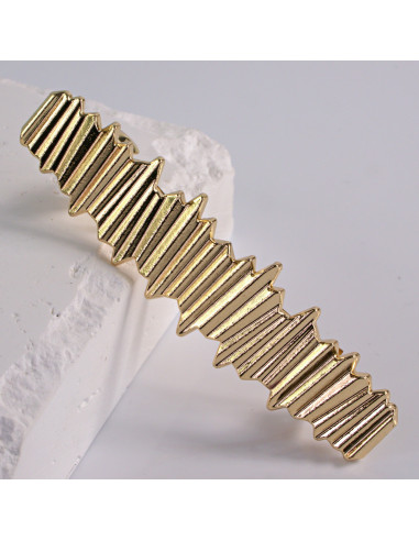 Klamra francuska klasyczna złota fala Lolita...