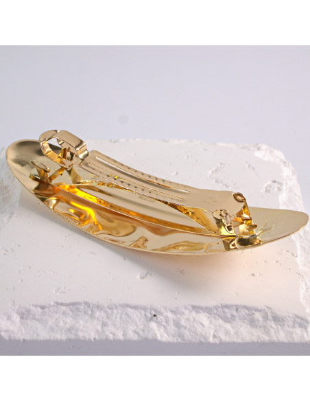 Klamra francuska klasyczna PŁYNNE ZŁOTO Lolita Akcesoria