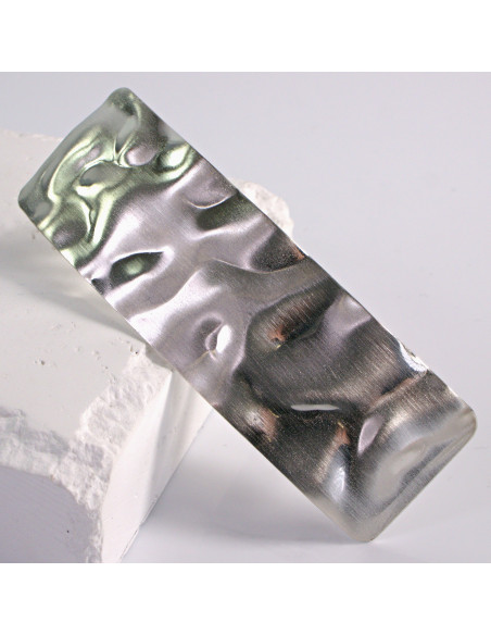 Klamra francuska klasyczna PŁYNNE SREBRO Lolita Akcesoria