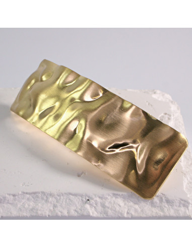 Klamra francuska klasyczna PŁYNNE ZŁOTO Lolita...