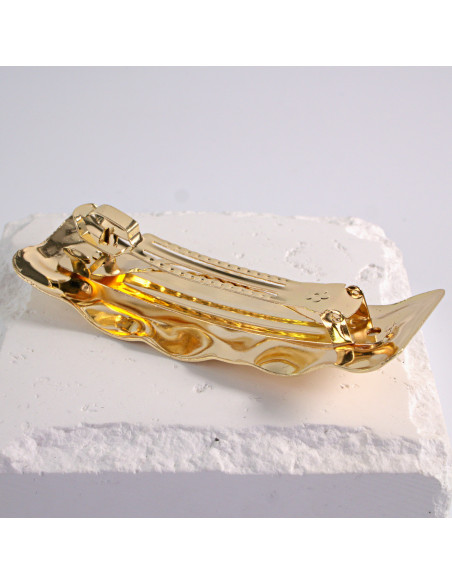 Klamra francuska klasyczna PŁYNNE ZŁOTO Lolita Akcesoria