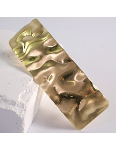 Klamra francuska klasyczna PŁYNNE ZŁOTO Lolita...