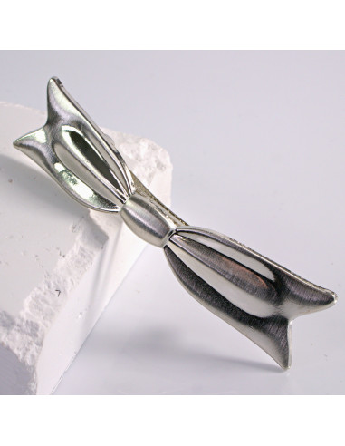 Klamra francuska klasyczna KOKARDA SREBRO...