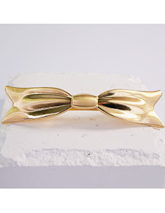 Klamra francuska klasyczna KOKARDA ZŁOTO Lolita Akcesoria