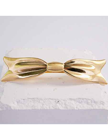 Klamra francuska klasyczna KOKARDA ZŁOTO Lolita Akcesoria