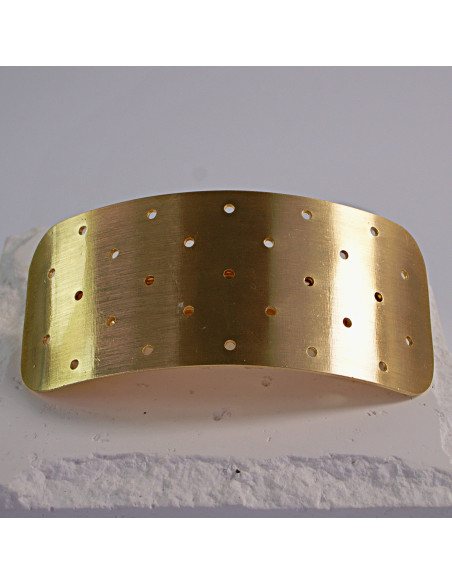 Klamra francuska klasyczna ZŁOTA Z DZIURKAMI Lolita Akcesoria