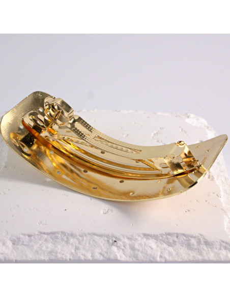 Klamra francuska klasyczna ZŁOTA Z DZIURKAMI Lolita Akcesoria